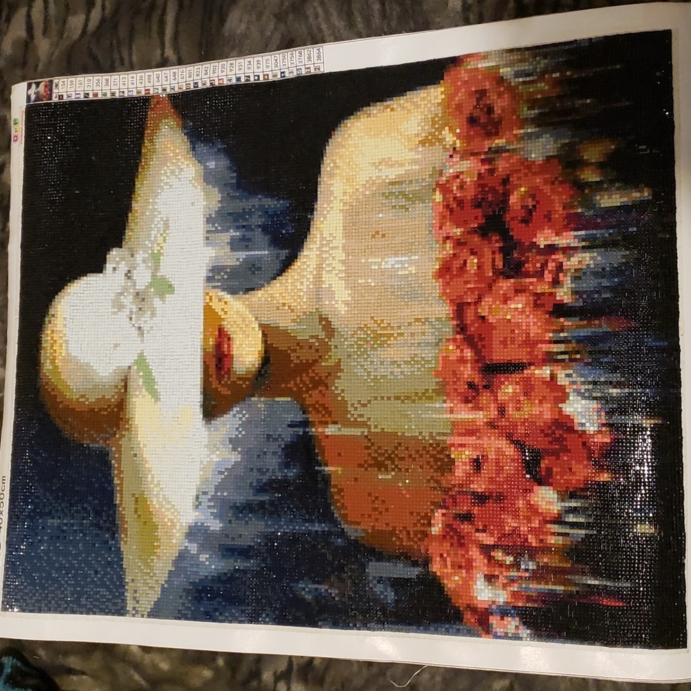 Finished diamond art